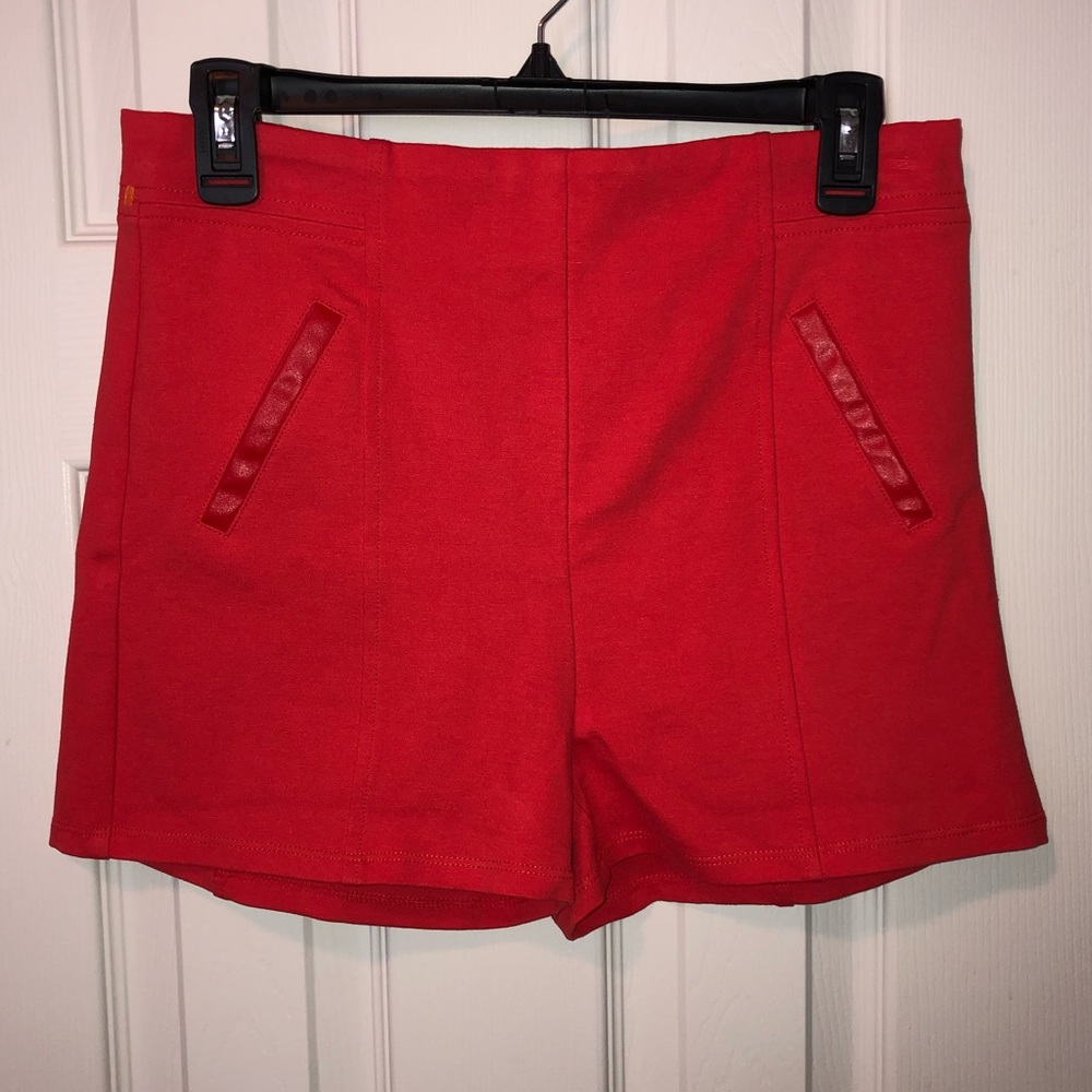 Chocolate U.S.A. Orange/Coral Shorts Size-Med NWT